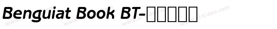 Benguiat Book BT字体转换